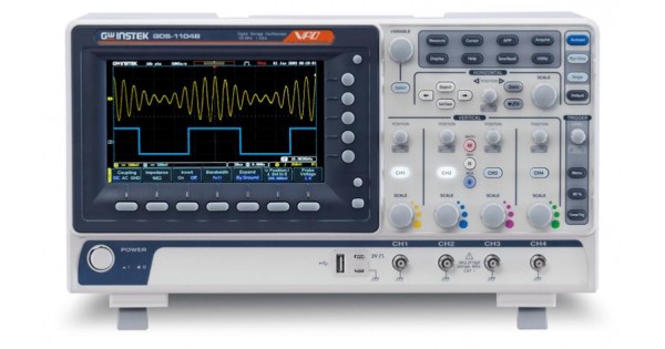 GwInstek GDS-1104B 100MHz 4Ch オシロスコープ動作品 GW INSTEK GDS-1104B デジタルストレージオシロスコープ (100MHz, 4CH